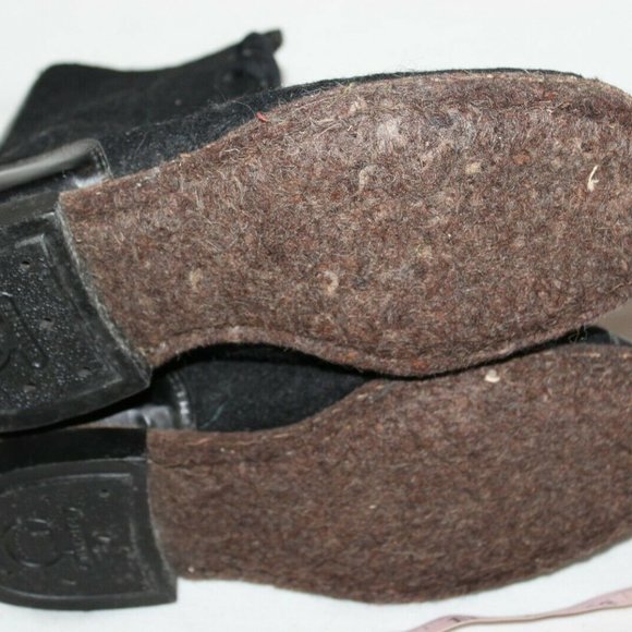 Cadillac Mens Shoes Boots Black Size 7/8?? Vintage - Picture 8 of 9